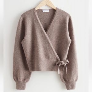 & Other Stories Wrap Sweater